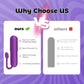 Vibrador de bala con textura en espiral SpiralPulse