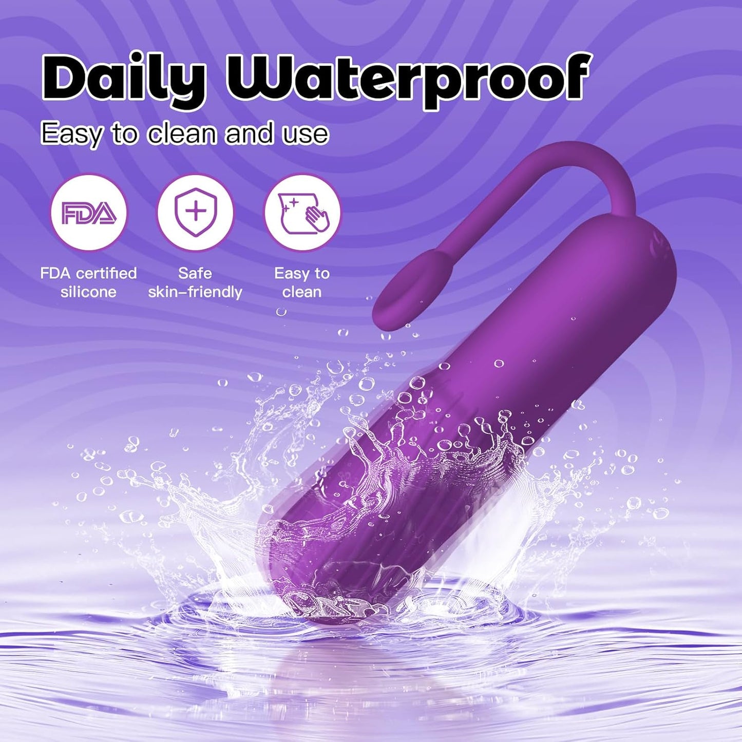 Vibrador de bala con textura en espiral SpiralPulse