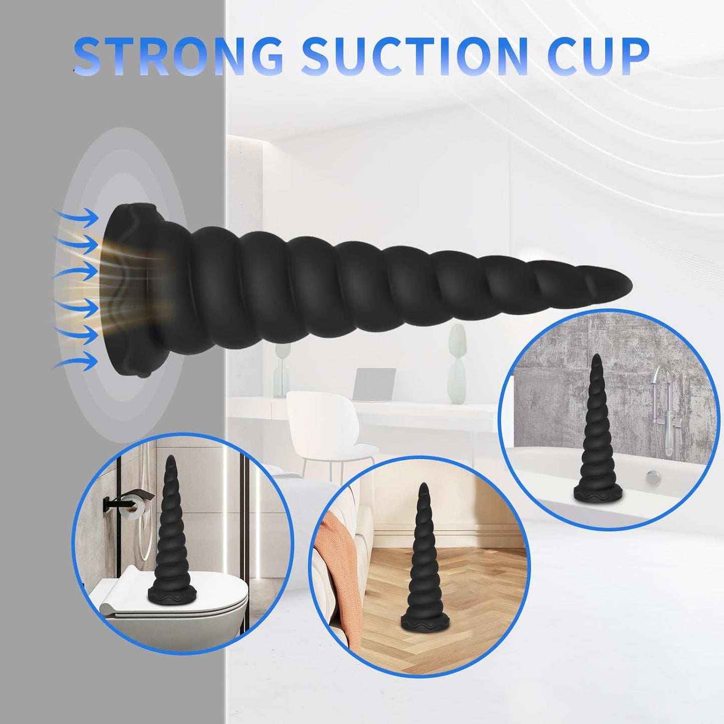 Tapón anal de silicona líquida SpiralRide