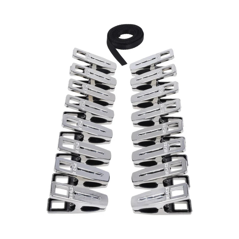 Pasadores de ropa con cremallera Edge Body - Set de sensación sensorial ajustable