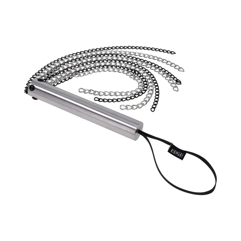 Sportsheets Edge Flogger de Cadena Metálica – Impacto Pesado y Juego de Temperatura