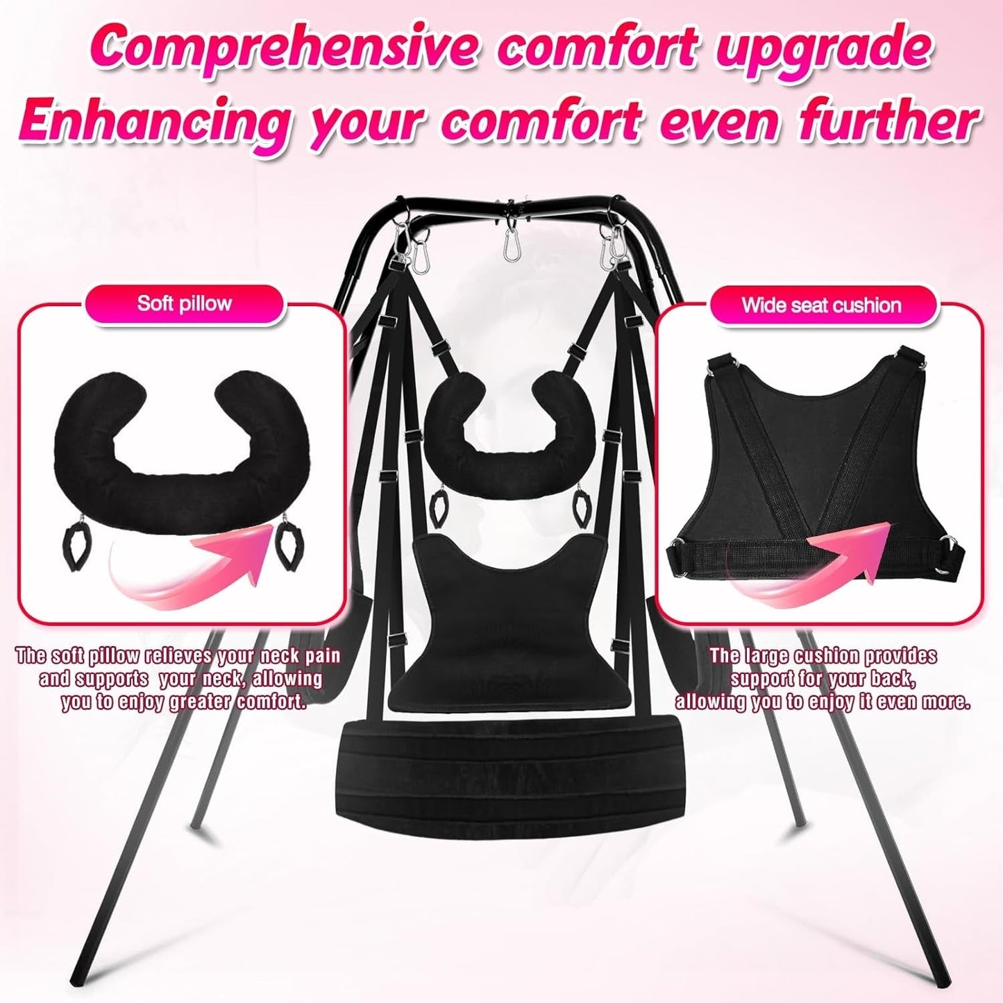 StandFree Freestanding Sex Swing Frame & Sling 800lb