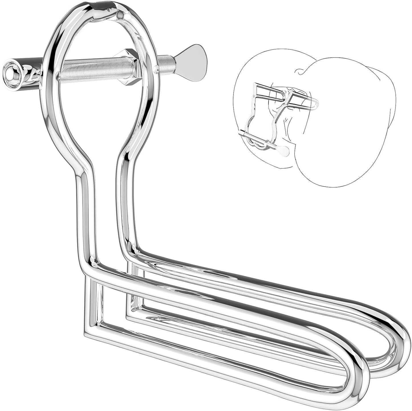 Dilatador anal ajustable SteelBloom (2,54 cm – 14,99 cm)
