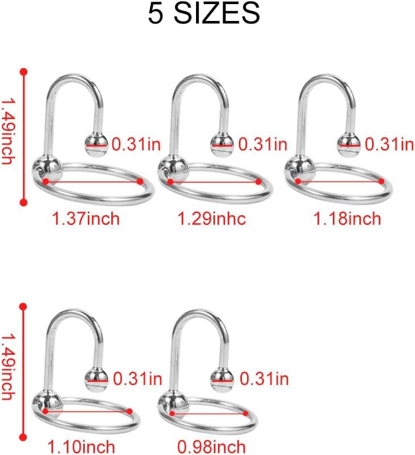 SteelHold Stainless Steel Cock Ring & Urethral Sound