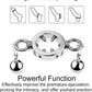 SteelVise Adjustable Stainless Steel CBT Ball Stretcher