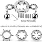 SteelVise Adjustable Stainless Steel CBT Ball Stretcher