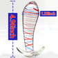 Tapon Anal de Cristal StripeGlow