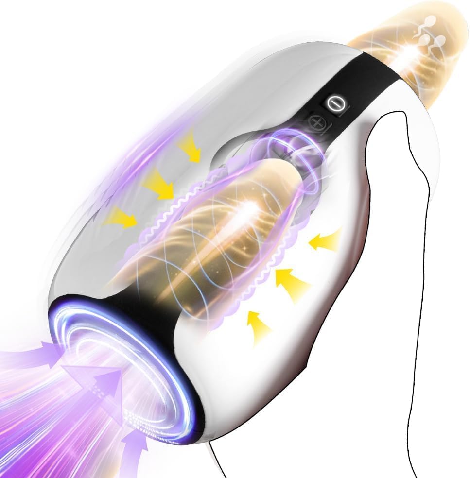 SuctionForge Entraîneur de pénis à succion et vibrations