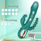 Vibrador SúperX Rabbit de empuje con bolas anales
