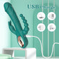 Vibrador SúperX Rabbit de empuje con bolas anales
