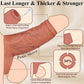 SurgeFlex Realistic Squirting Penis Sleeve - L