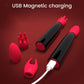 Vibrador bala SwitchKiss con 3 cabezales