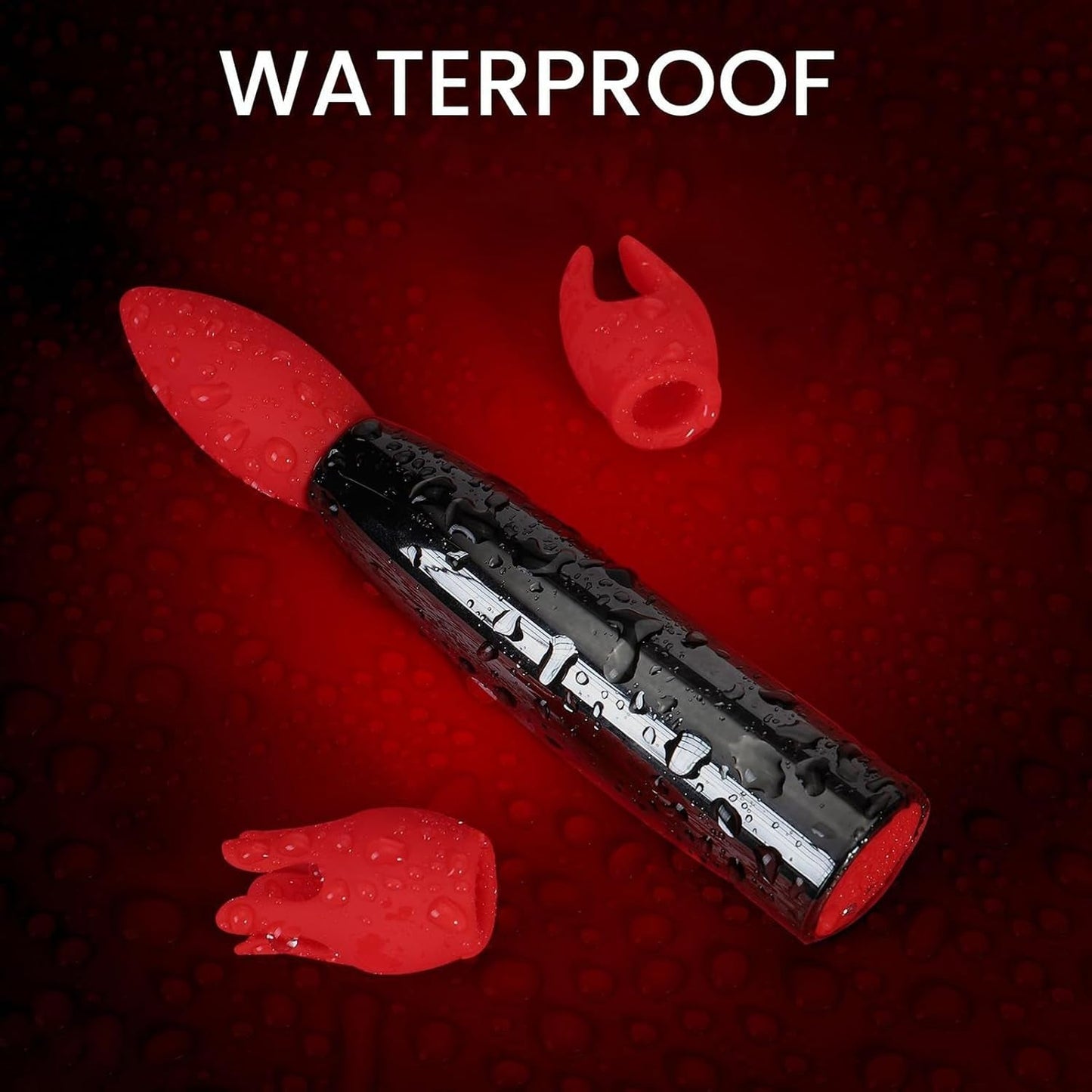 Vibrador bala SwitchKiss con 3 cabezales