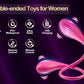 SyncPleasure Vibrador Dildo Doble de 18 pulgadas