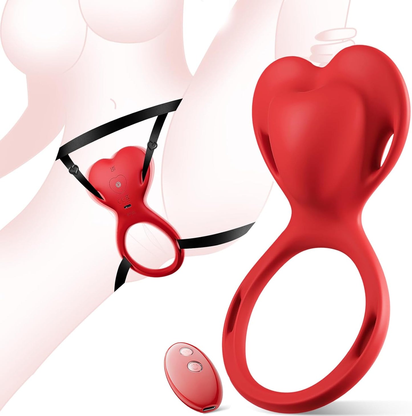 Vibrador de clítoris y pene SyncPulse Wearable para parejas