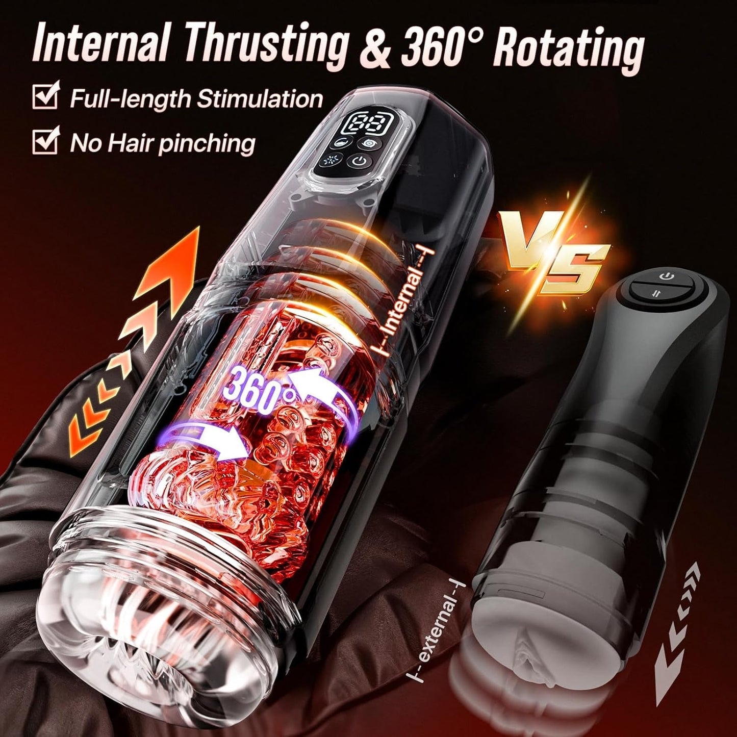 Masturbador stroker SyncRush AI Sync para hombres