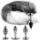 TailTease Fox Plug Set with 3 Metal Plugs
