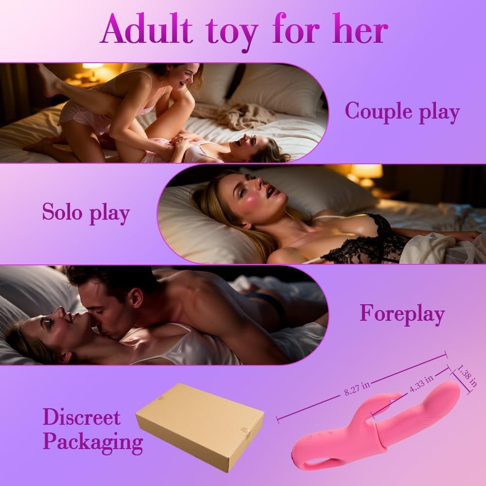 TapFever 7 Modos de Vibración con Calefacción Vibrador Conejo