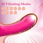 Doble dildo sin tirantes de triple motor TapTease