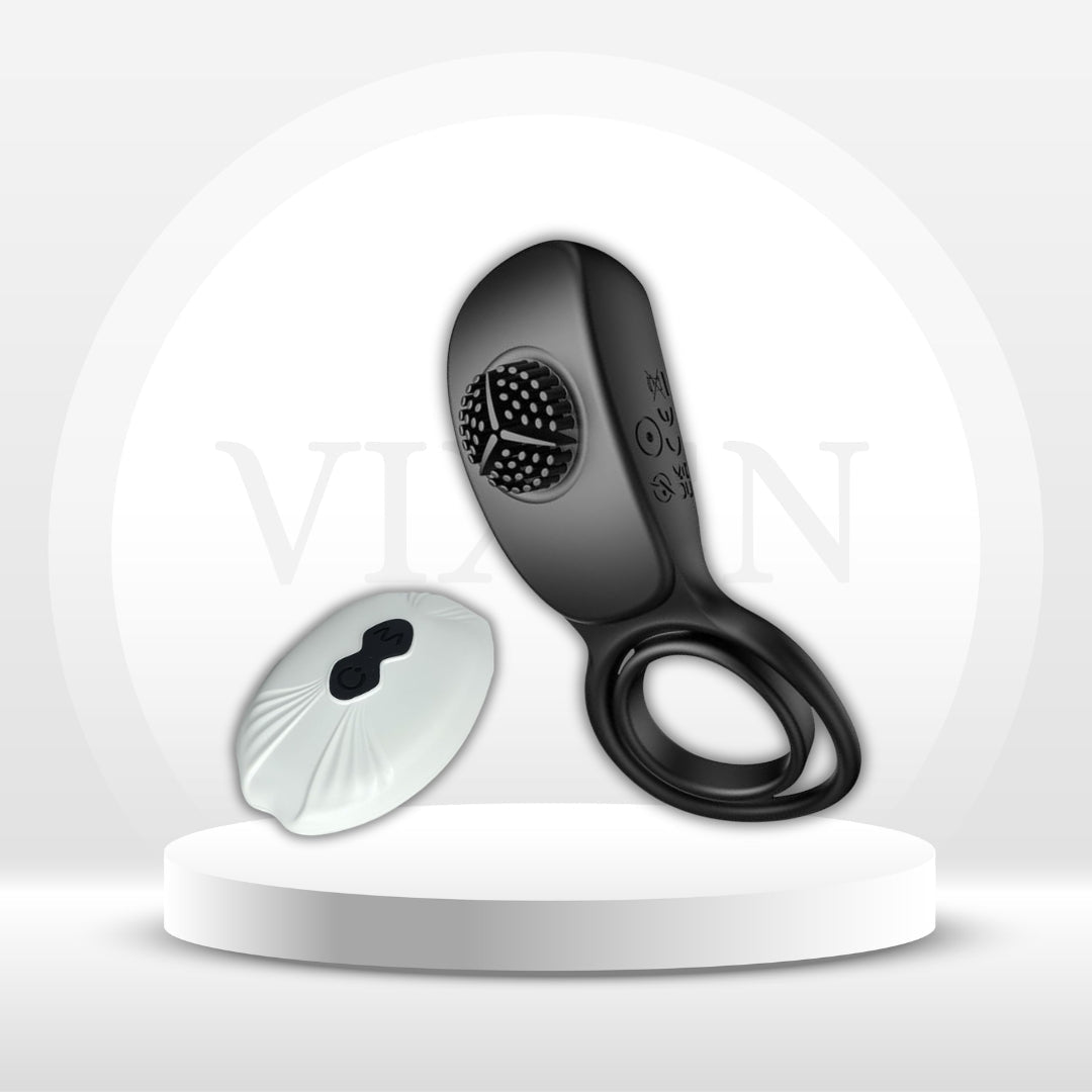 TeaseDrop Anillo vibrador para el pene y estimulador de clítoris para parejas