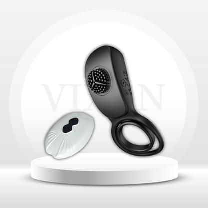 TeaseDrop Anillo vibrador para el pene y estimulador de clítoris para parejas