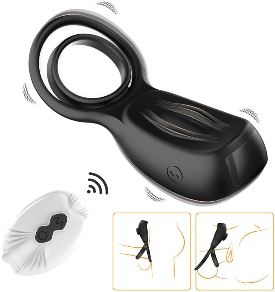 TeaseDrop Anillo vibrador para el pene y estimulador de clítoris para parejas