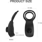 TeaseDrop Anillo vibrador para el pene y estimulador de clítoris para parejas