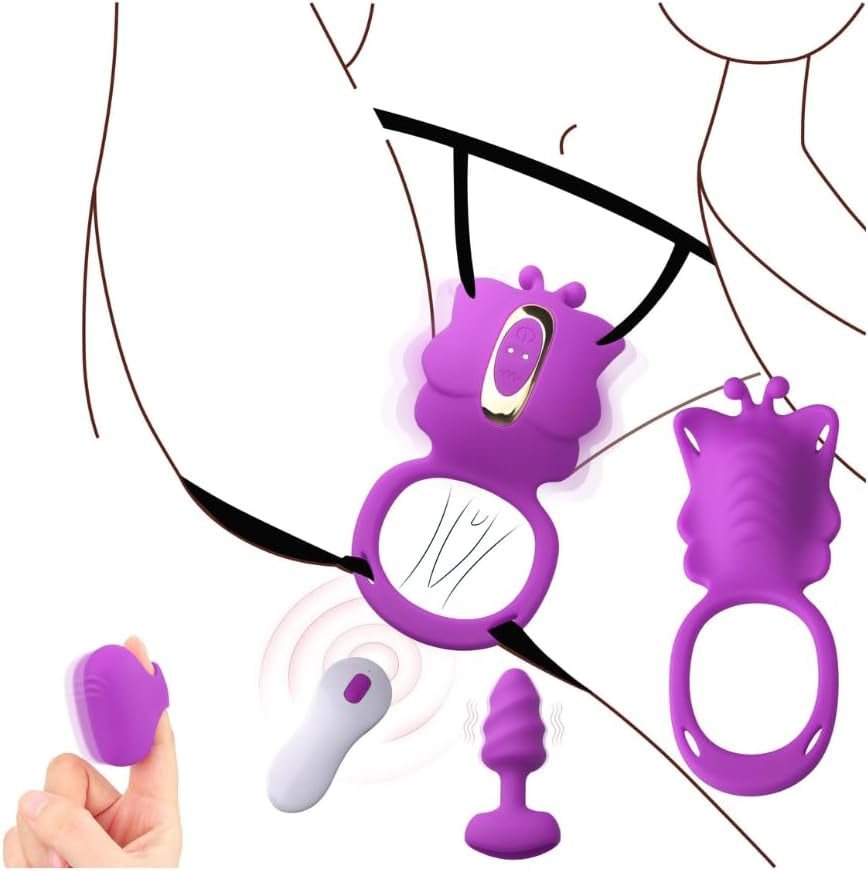 TeaseLink Kit de vibration 3-en-1 pour couples