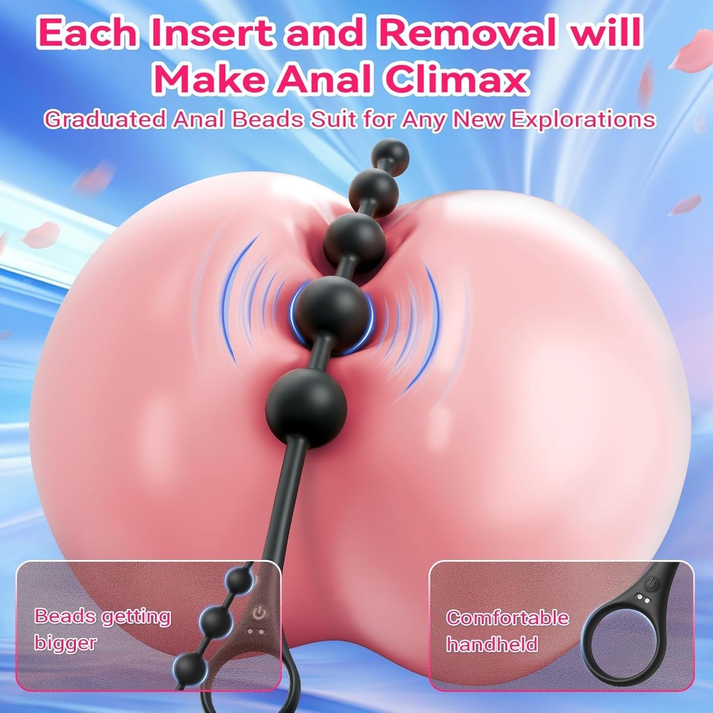 TemptLink App-Control Perles Anal et Vibrateur Point G