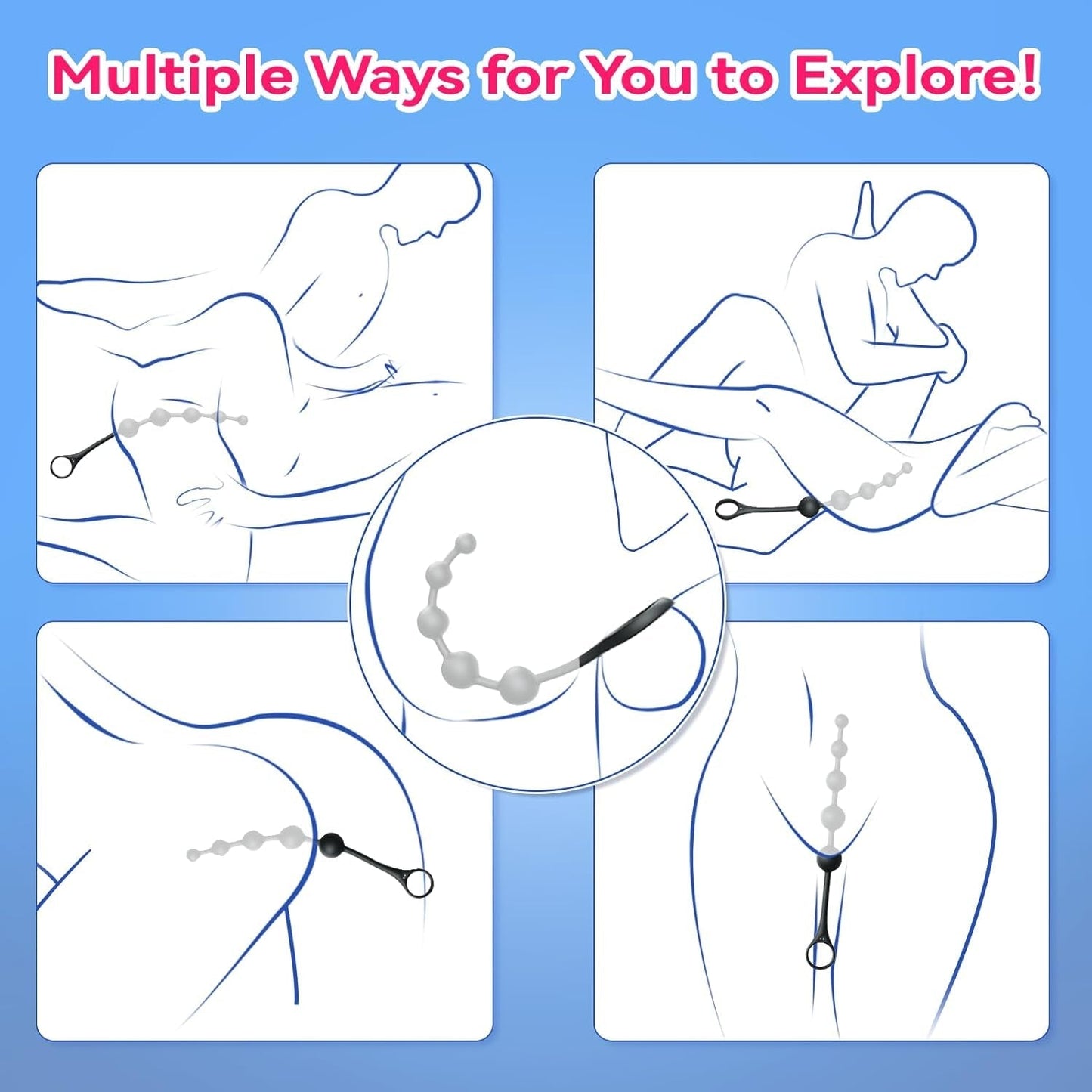 TemptLink App-Control Perles Anal et Vibrateur Point G