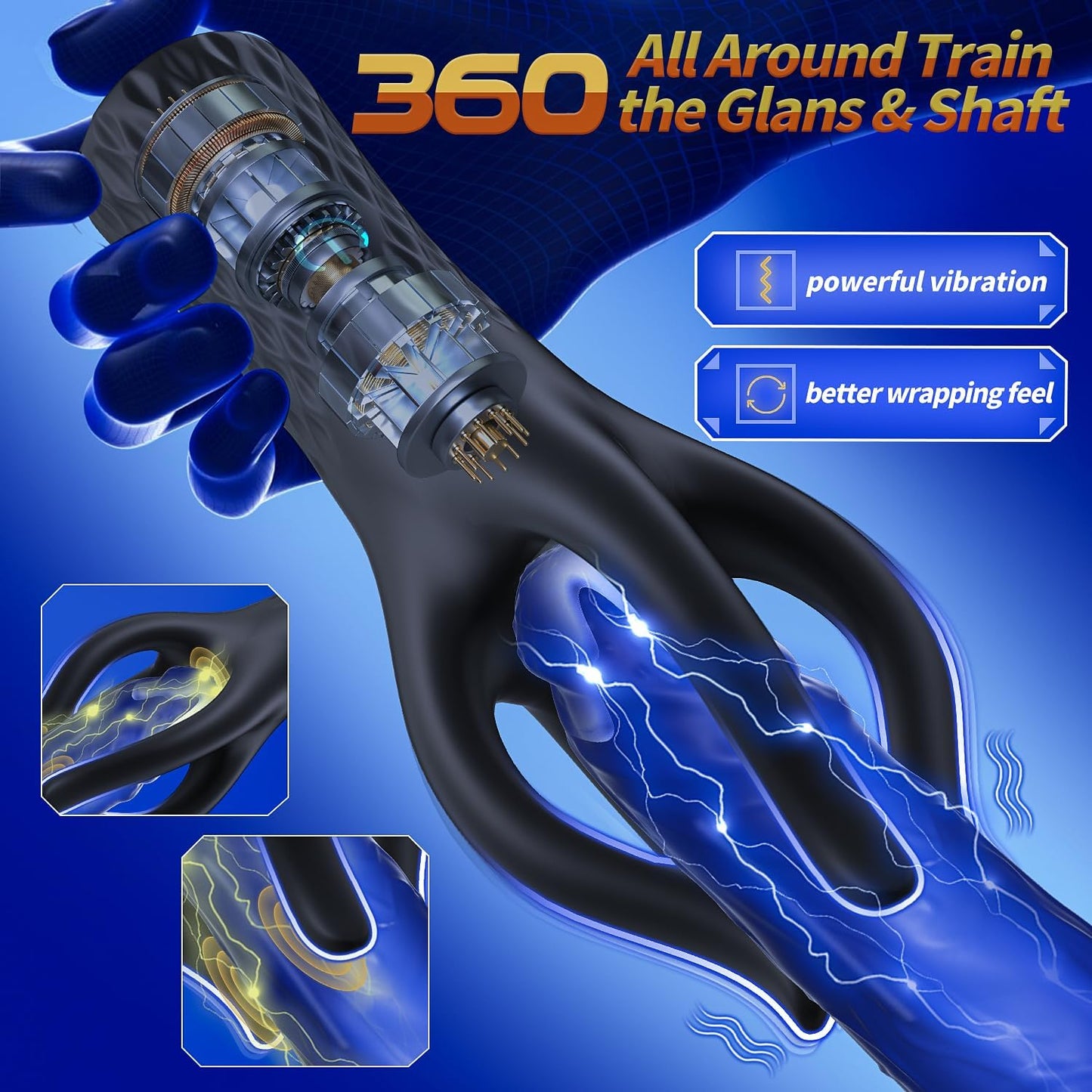 Masturbador Masculino TentacleMax de 10 Modos