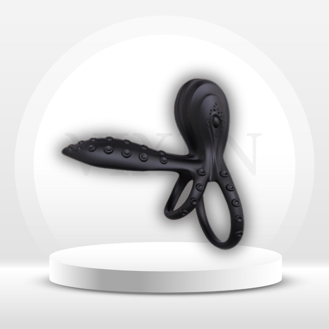 TentaTwin Vibrating Cock Ring Octopus 10 Modes | Couples Toy