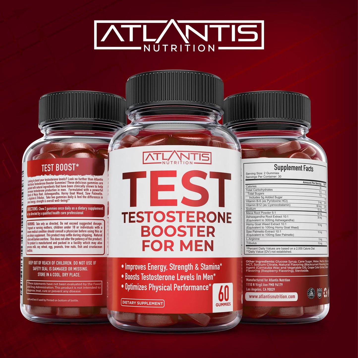 Gomitas para potenciar la testosterona y mejorar el rendimiento masculino
