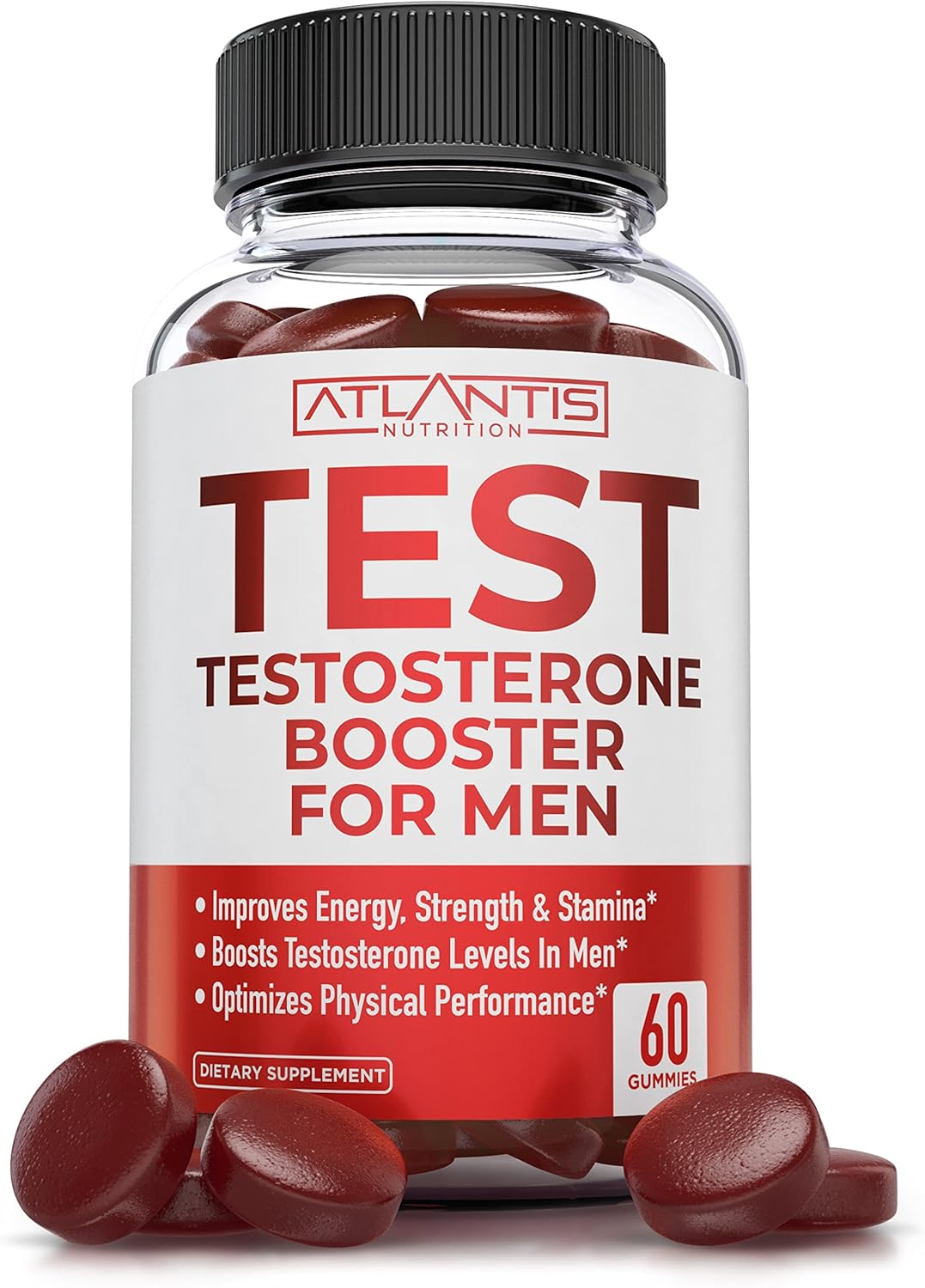 Gomitas de testosterona para hombres – Reforzador de energía y libido
