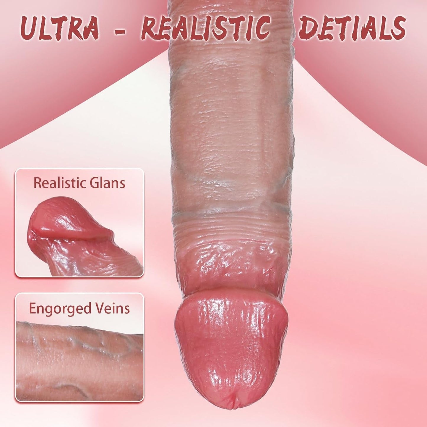 ThickFit Extensor de Funda de Silicona Realista para Pene