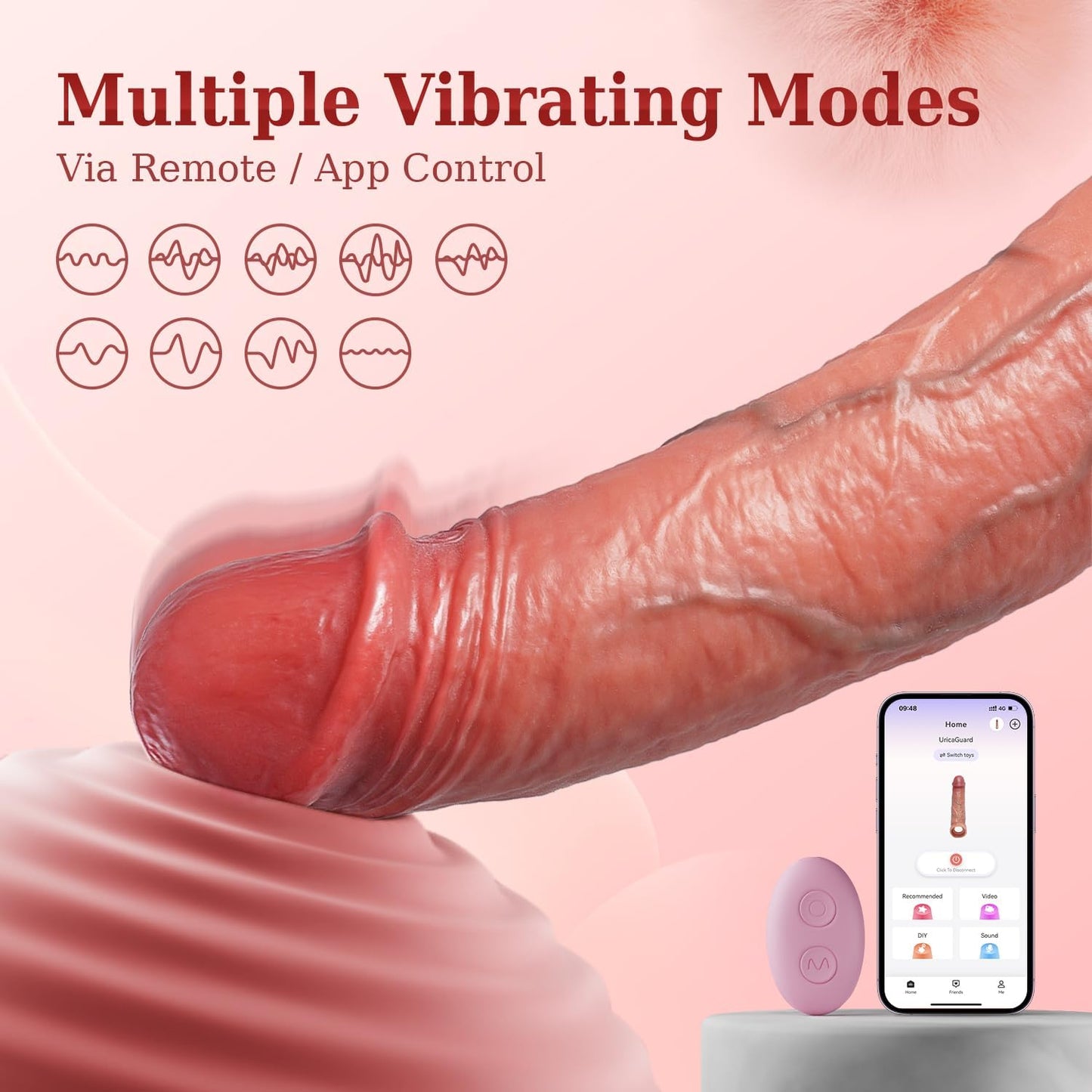 Extensor de pene vibrador ThickThrill