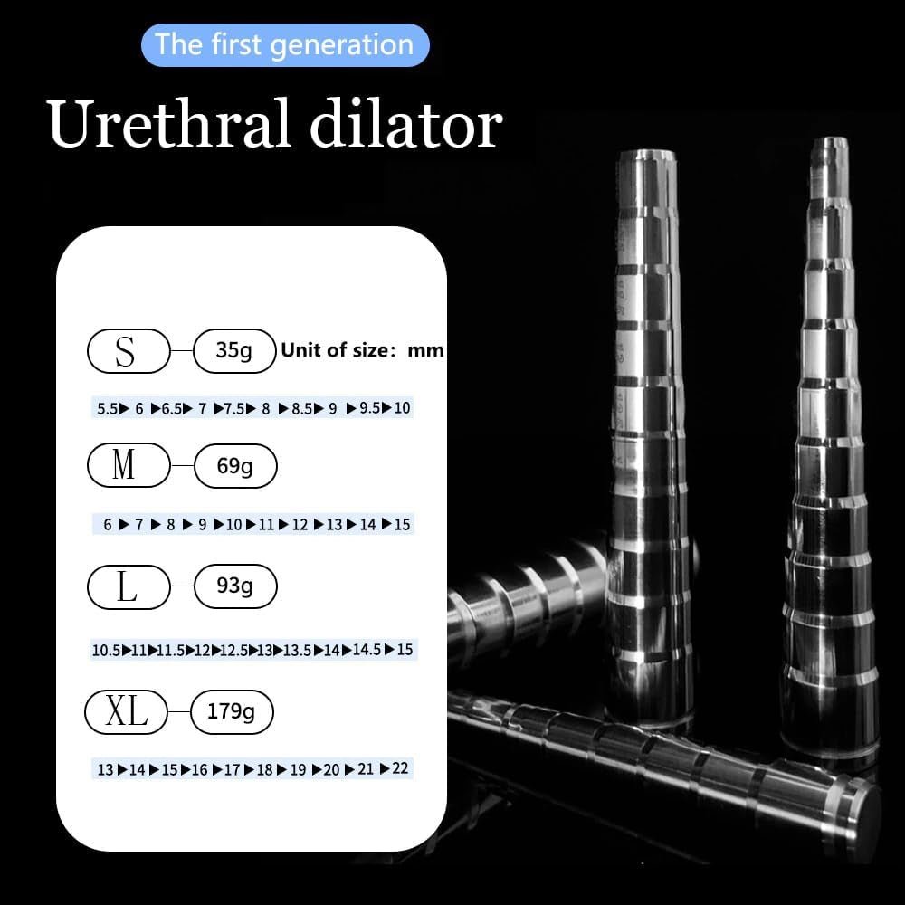 ThreadRise Stainless Steel Threaded Urethral Dilator