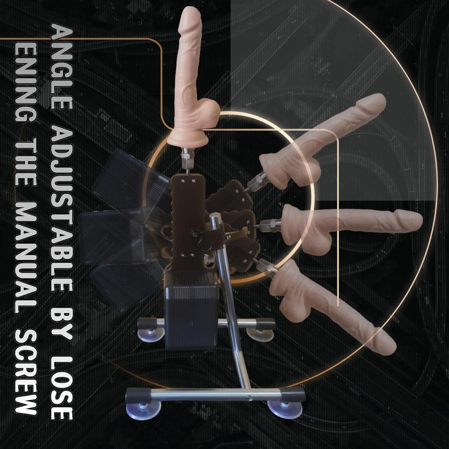 ThrillThrust Máquina de Sexo de Empuje Realista con Mando a Distancia