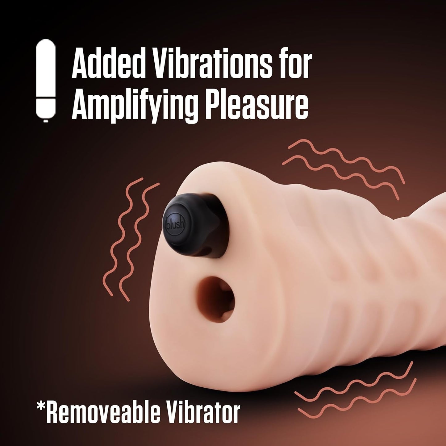 Estimulador bucal ThroatVibe para pussy pocket con vibrador tipo bala