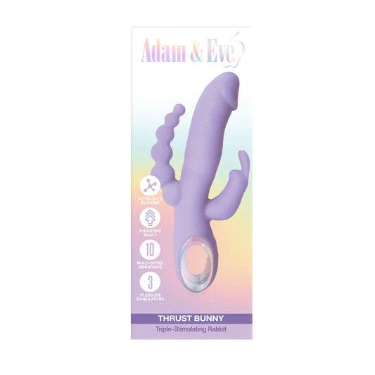 Vibreur Lapin Triple Stimulation Adam & Eve Thrust Bunny