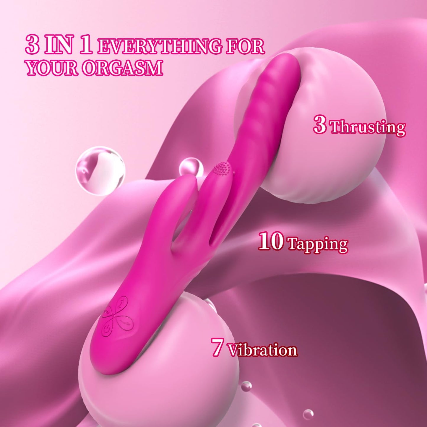 Vibrador conejito Thrust5X de empuje para el punto G