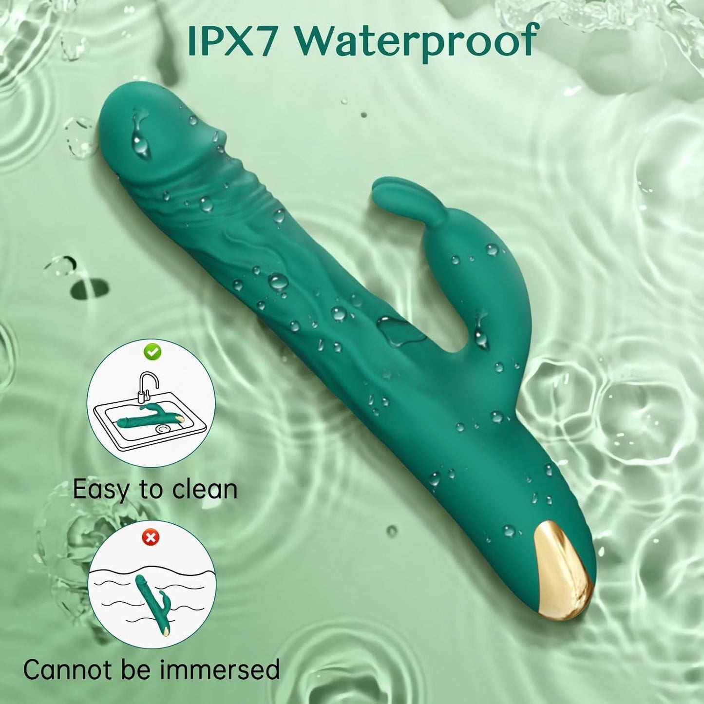 Vibrador de Conejo 3 en 1 ThrustBunny