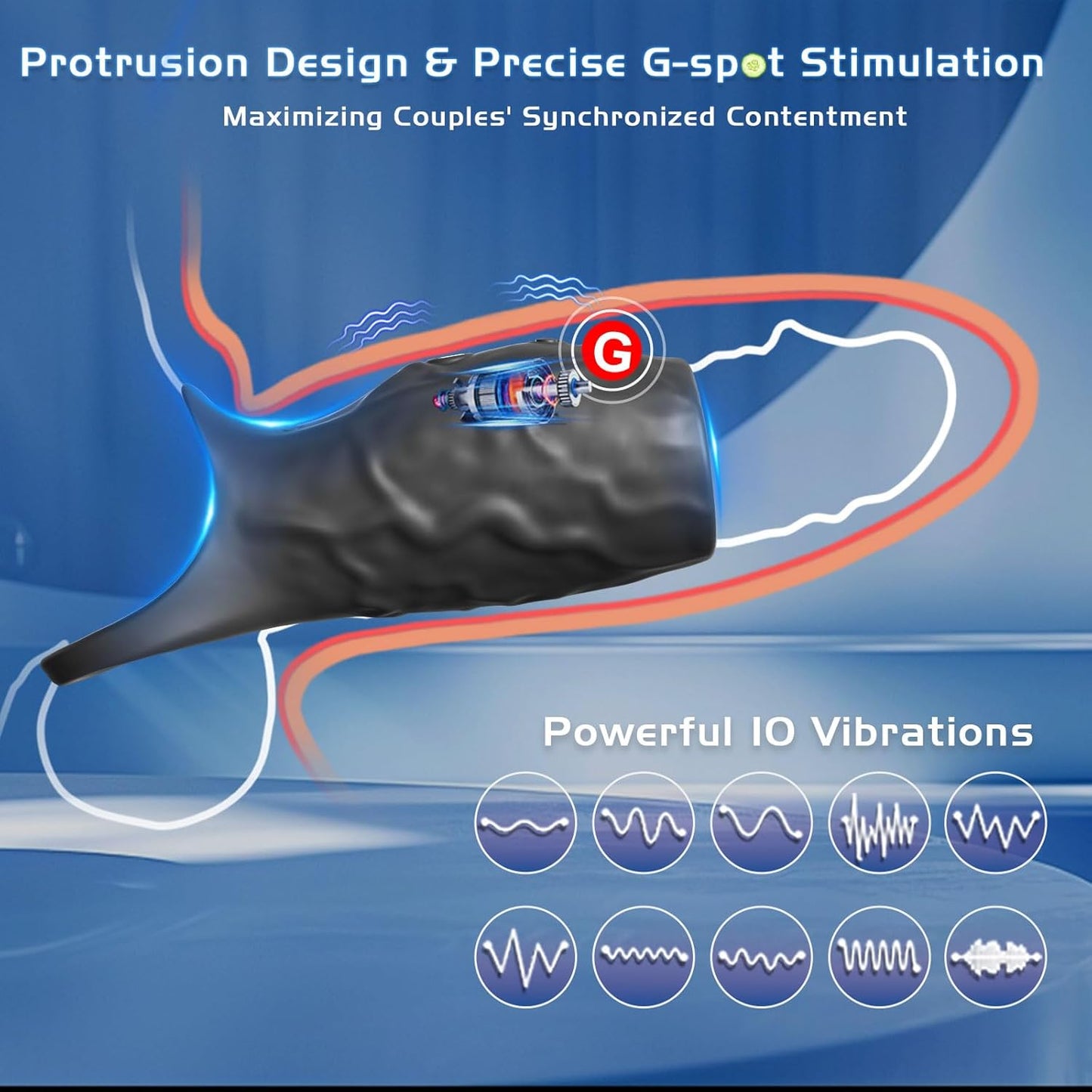 Funda vibratoria para pene ThrustEdge Boost Girth