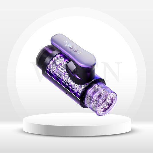 Masturbador telescópico de mano ThrustGrip PE