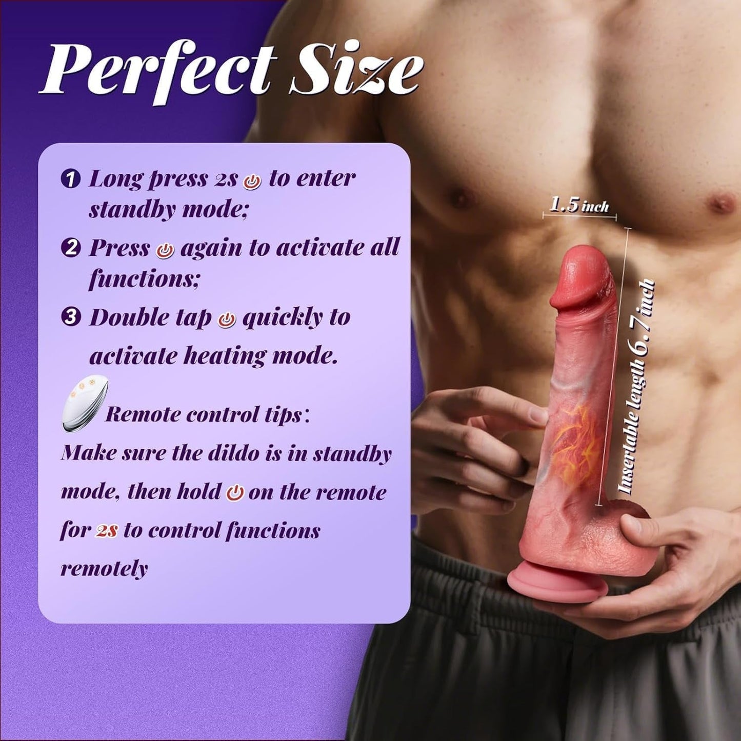 Vibrador peneano propulsor AetherFlex con IA