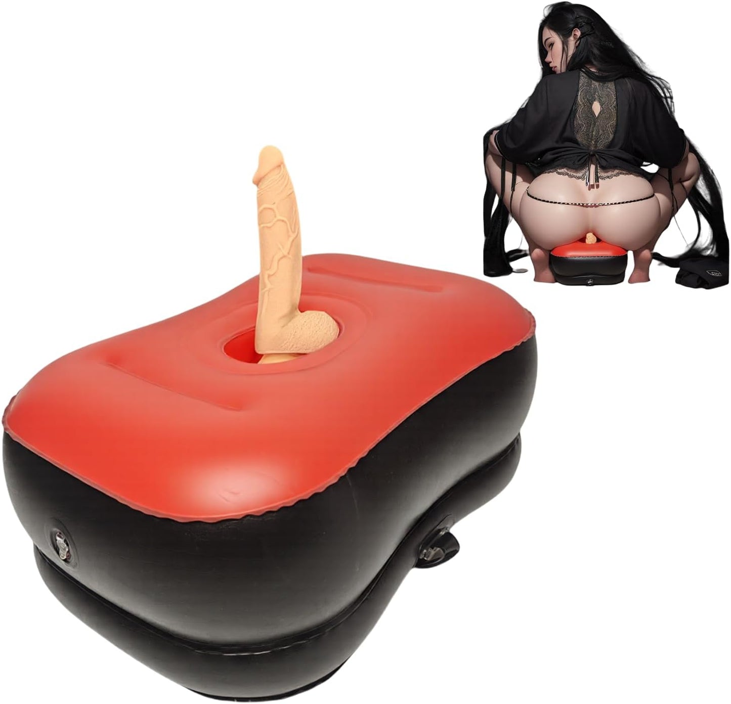 Coussin de sexe gonflable ThrustNest pour godemiché