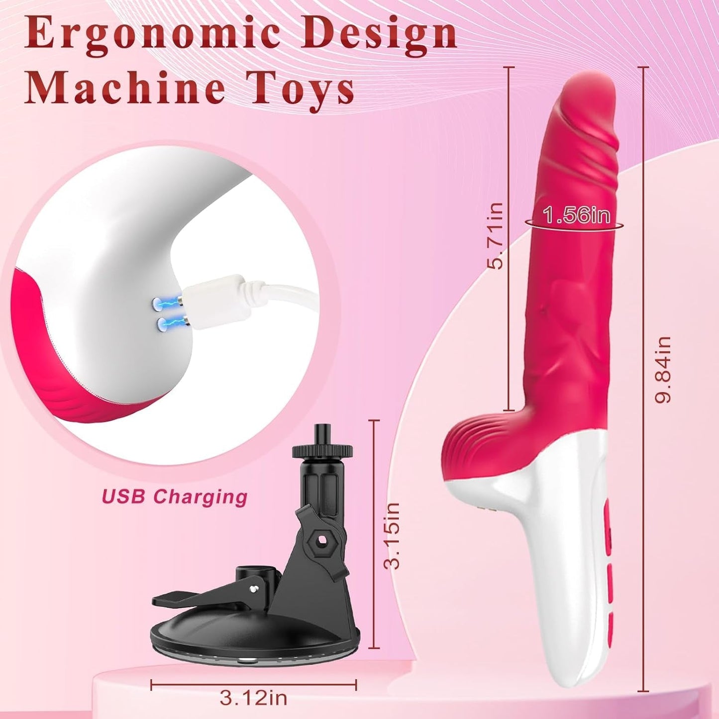 Máquina sexual de dildo propulsor ThrustPulse