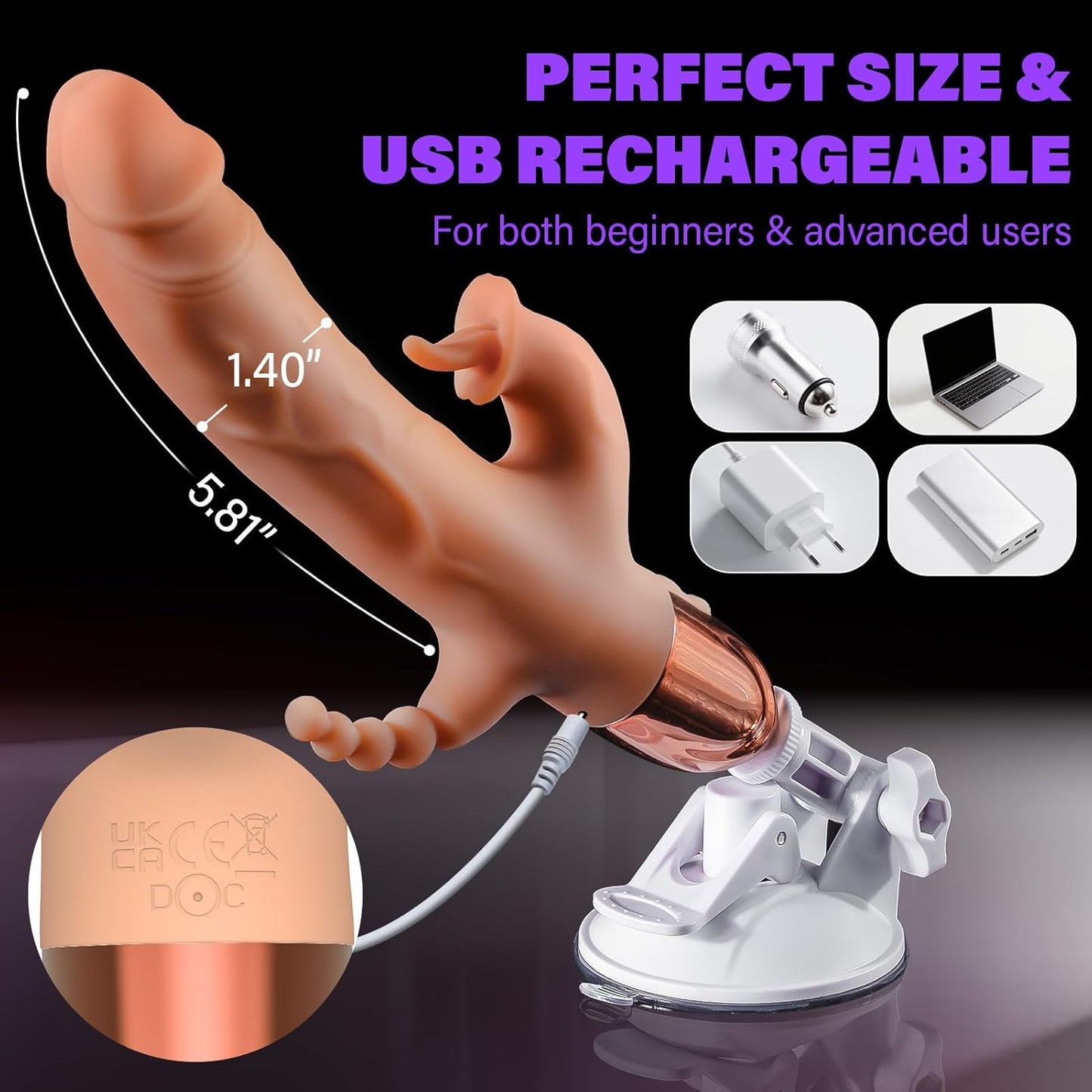 Máquina sexual ThrustThree Flex Vibe