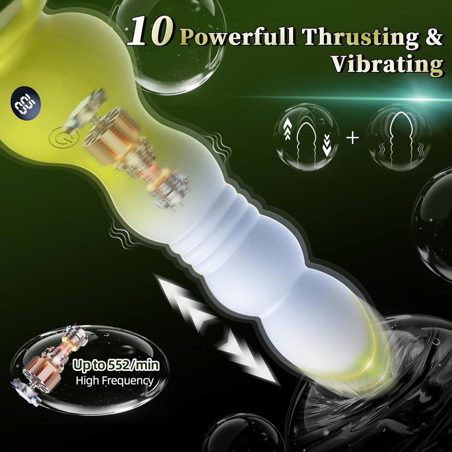Masajeador de próstata vibrador ThrustTrail