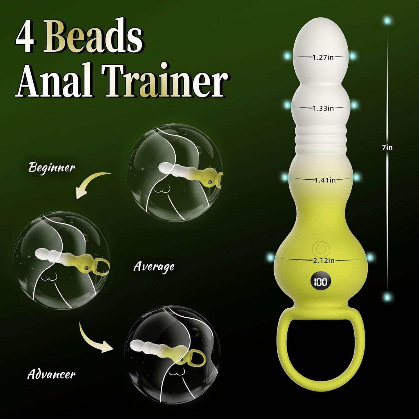 Masajeador de próstata vibrador ThrustTrail